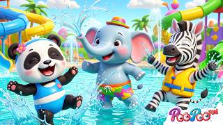 Download lagu Dudi Dudi Dam Dam | Animal Dance in Water Park | Kids Song | Kids Rhymes | Nursery Rhymes