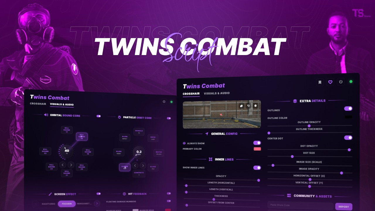 TS-Combat | FiveM Advanced All-in-One PvP Menu (Crosshair, Hitmarkers ...