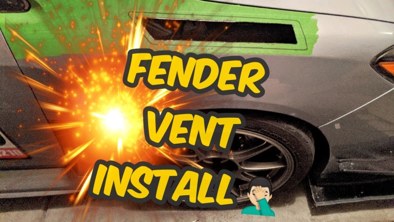WRX Fender vent install