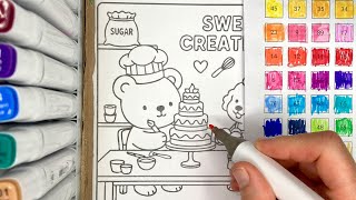 LIVE Coloring Cute Animal Coloring Pages Sweet Creations Bold Easy