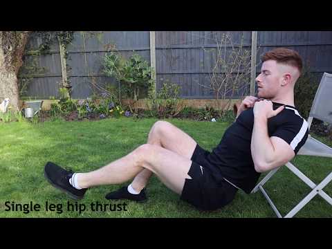 Personal trainer Ryan Snell performing exercise techniques