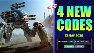 NEW 💥 WAR ROBOTS NEW GIFT CODES 13 MAY 2026 || WAR ROBOTS PROMO CODES | WAR ROBOTS 4 REDEEM CODES Wealth