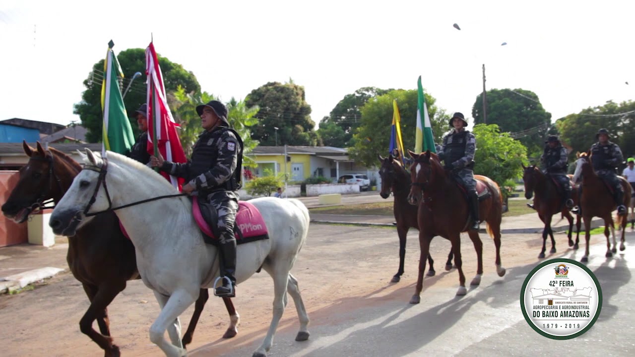 Carreata/ Cavalgada da 42ª Feira Agropecuária e Agroindustrial do Baixo Amazonas.