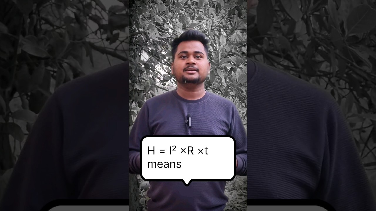 Joule's Law of heating explained | Class10 /#physics #youtubeshorts