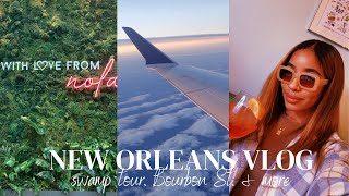 SPRING BREAK: NEW ORLEANS VLOG| SWAMP TOURS, BOURBON STREET, BEIGNETS & MORE