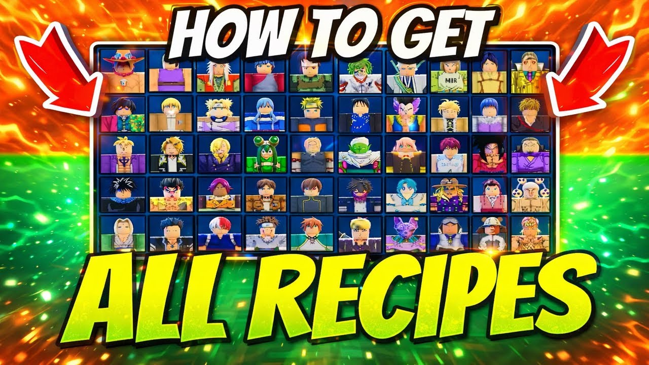 How To Craft ALL RECIPES In Craft Anime! (Gojo/sung) Roblox 