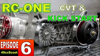 RC-One : CVT Setup And Kick Start Installation : Malossi MHR Over Range Transmission : RC1 : Part 06