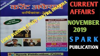 Spark Current Affairs November 2019 Full Month Most Important Question quick Revise