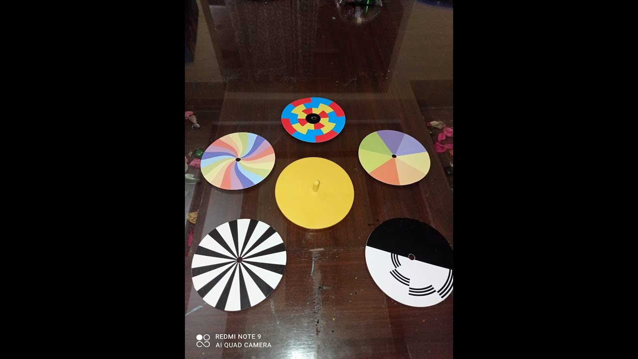 Disc Color Mix Newton's Disc Mixing Colors Activity #shorts #short #shortvideo # ...