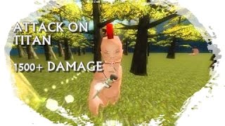 Attack On Titan tribute game - 1500 punk kill!