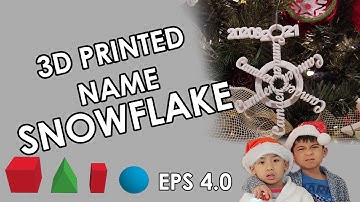 CHRISTMAS NAME ORNAMENT | SNOWFLAKE | TINKERCAD | 3D PRINT | A STEAM EDUCATION TUTORIAL | 2020