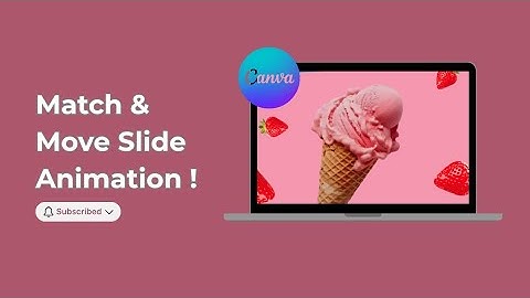 How to Create Match & Move Animations Using Canva | Canva Tutorial