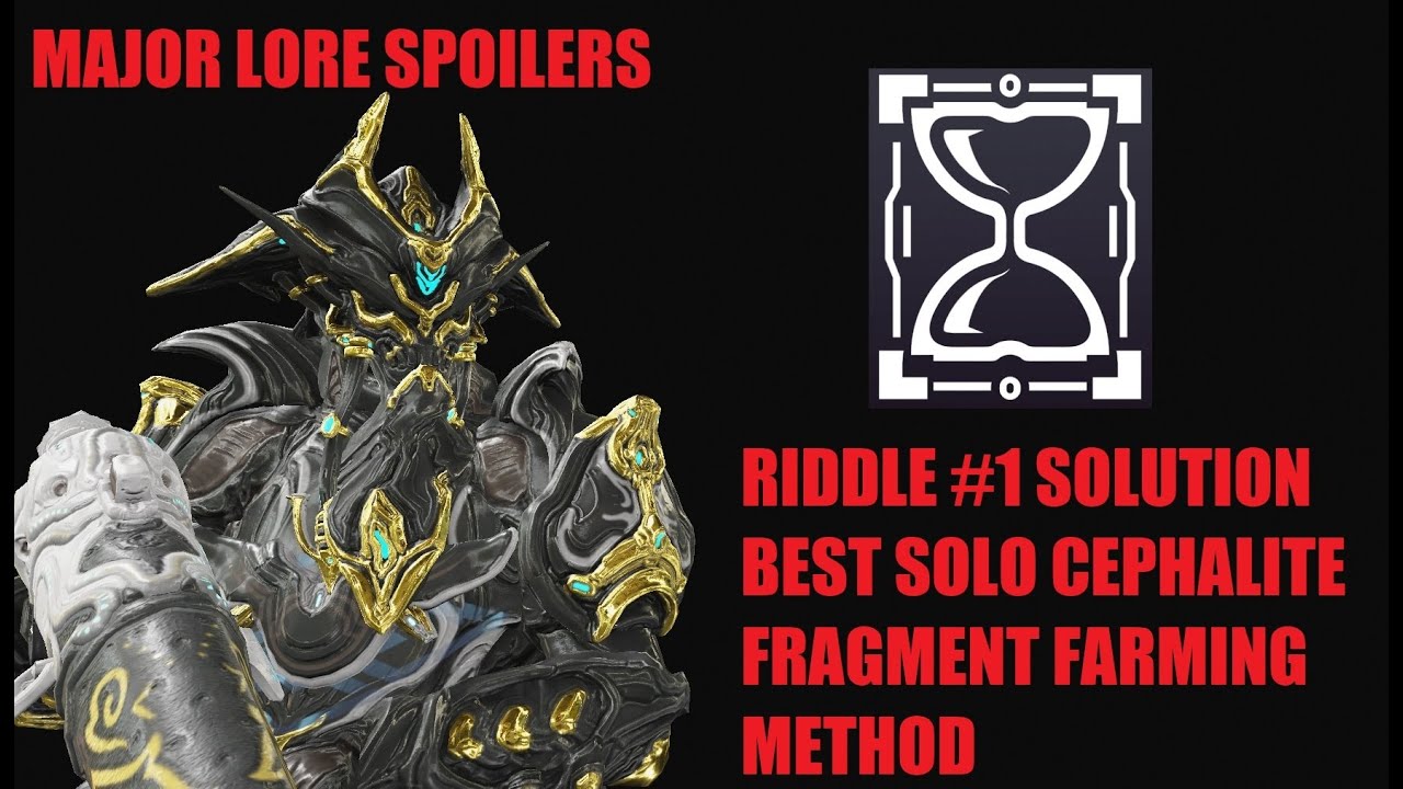 How To Solve Nightwave Glassmaker Puzzle #1+ Solo Cephalite Resonancet Farming Method l Warframe