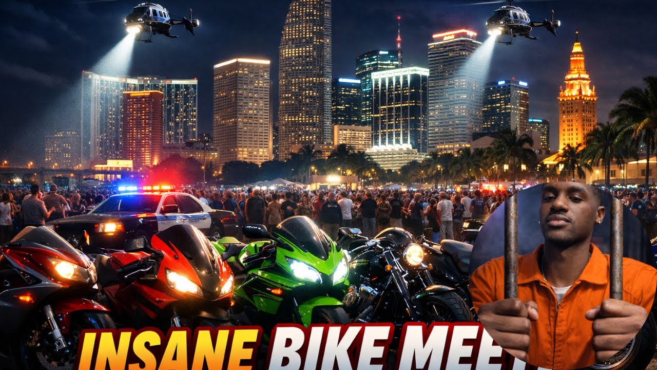 Самая безумная мотовстреча в истории!! *Вызвали полицию*