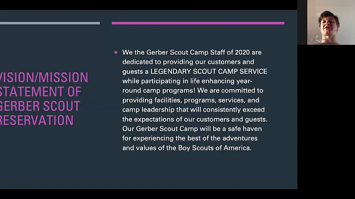 Gerber Scout Reservation - Staff Webinar April 2020
