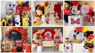 25 Best Mickey Mouse Theme Birthday Decorations 2024|| Latest Mickey Birthday Decoration at Home