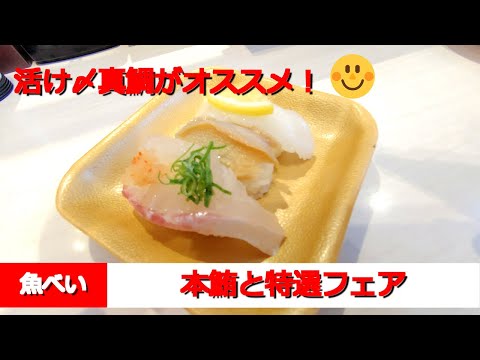 魚べい 本鮪と特選フェアを食べてきました！