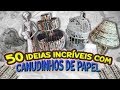 50 IDEIAS INCRÍVEIS COM CANUDINHOS DE JORNAL OU REVISTA