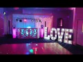 Wedding disco setup at newbury manor hotel