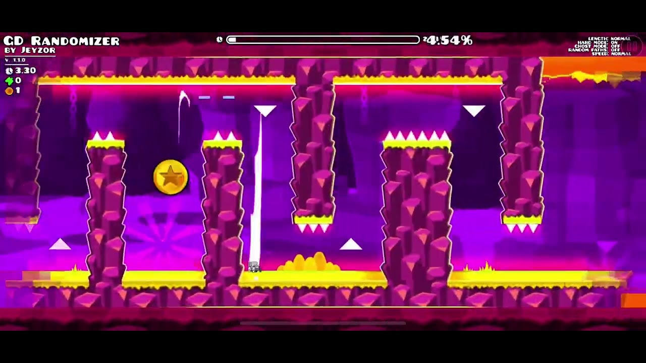 Playing Gd Randomizer But with hard mode - YouTube