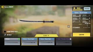 HOW TO MAKE FREE RARE KATANA INTO EPIC KATANA 💯😍💖 #codm #codmobile #callofdutymobile #CODM