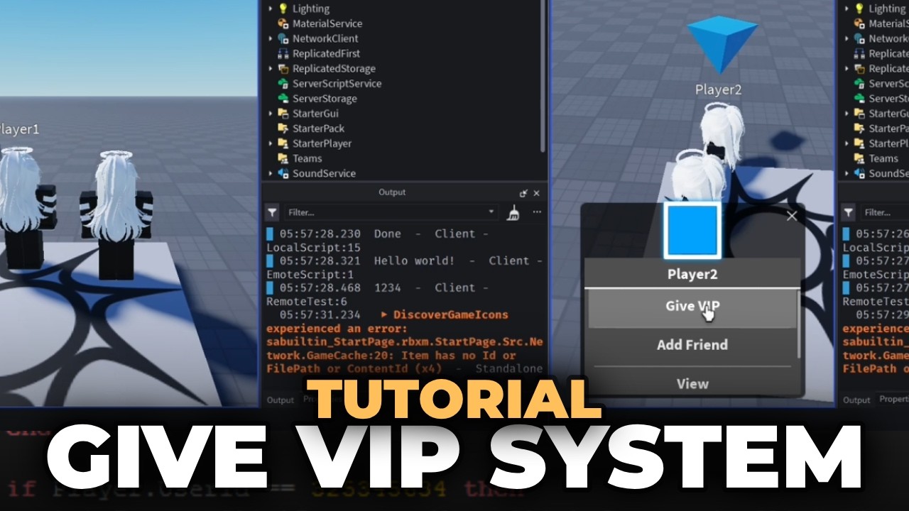 Rolbox Vip Gui (TUTORIAL) GIVE VIP SYSTEM | ROBLOX STUDIO INDONESIA - YouTube