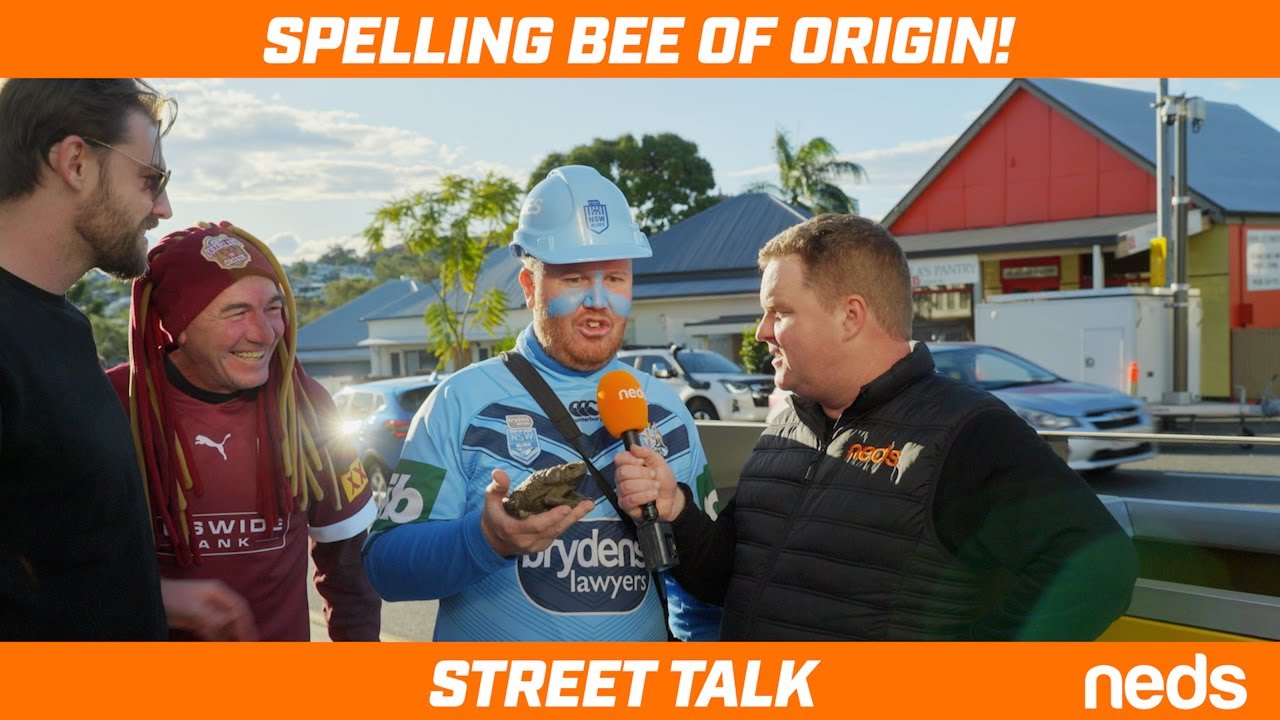 STREET TALK Spelling Bee of Origin at Caxton Street YouTube STREET TALK Spelling Bee of Origin at Caxton Street YouTube