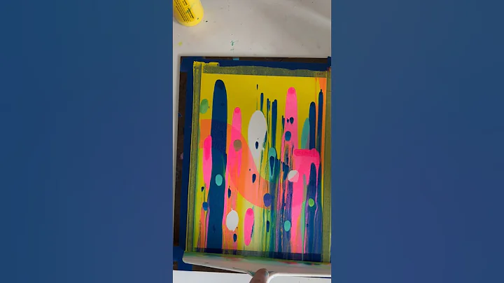 What you need to know for squeegee art! #squeegeeart #scraperpaintingtutorial #howtodosqueegeeart