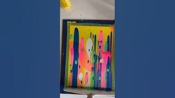 What you need to know for squeegee art! #squeegeeart #scraperpaintingtutorial #howtodosqueegeeart