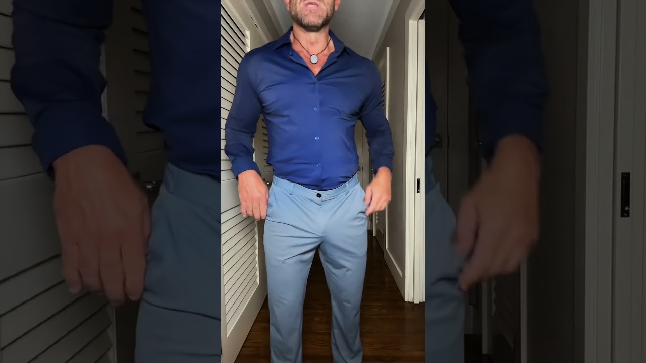 Upgrade your style without the hassle! These no iron stretch dress pants keep you looking sharp all