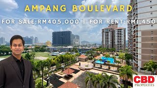 Sold Ampang Boulevard - Condominium 3-Bedder Overlooking The Facilities