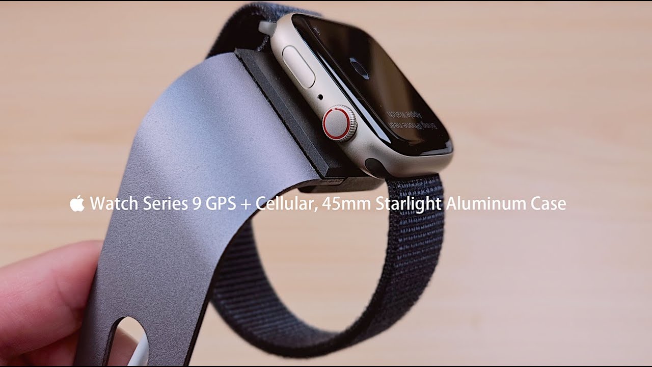 AppleWatch シリーズ9（GPS）45mmスターライトアルミニウム Apple 