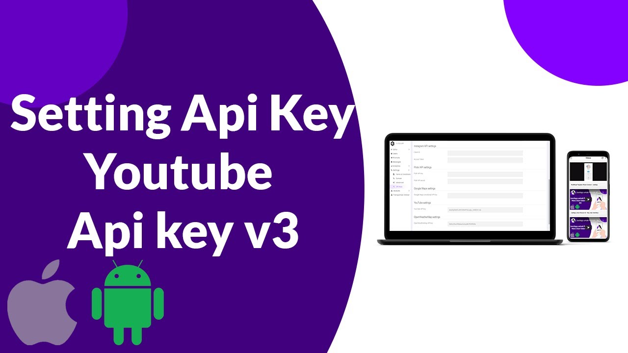 Setting Api Key Youtube V3 | JustApp - YouTube
