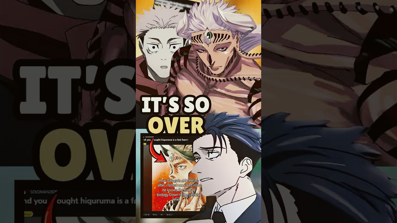 JJK Fans Say This About Dabura..