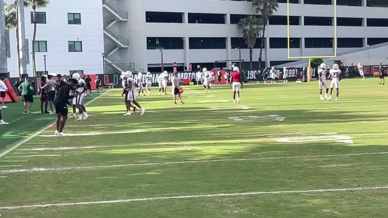 miami-hurricanes-practice-april-12-db-drills-youtube