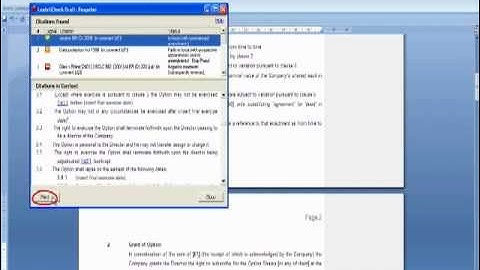 LexisCheck Draft - Demonstration