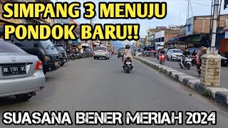 Suasana Perjalanan Simpang 3 Menuju Pondok Baru Kabupaten Bener Meriah Di Awal Tahun 2024