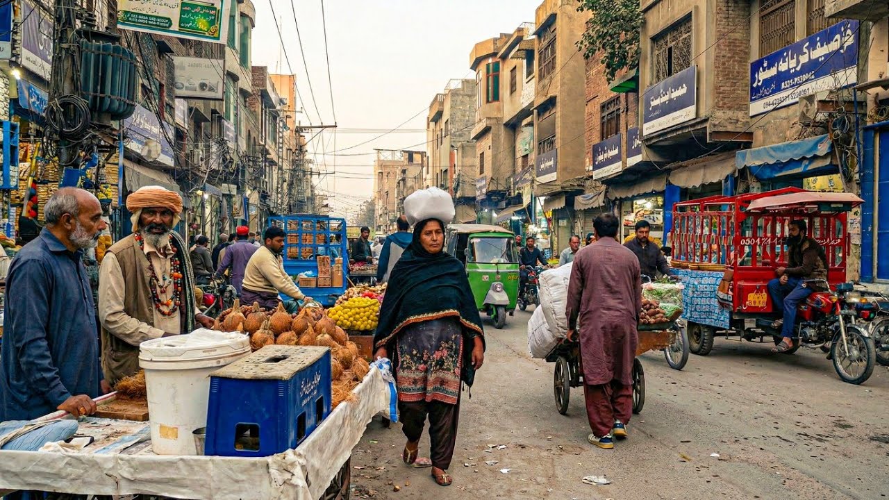 🇵🇰 Gujranwala, Pakistan – 4K Walking Tour & Captions with Additional Information