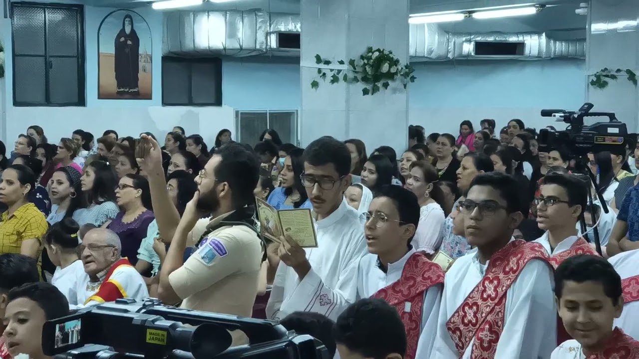 مديحة للشهيد أبادير وأختة إيرينى ٢٠٢٢/١٠/٦ من كنيسة الشهيد أبادير وأختة إيرينى بأسيوط