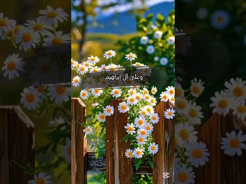 اللهم صل على محمد وعلى آل محمد كما صليت على إبراهيم وعلى آل إبراهيم في العالمين إنك حميد مجيد