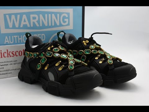 gucci flashtrek black