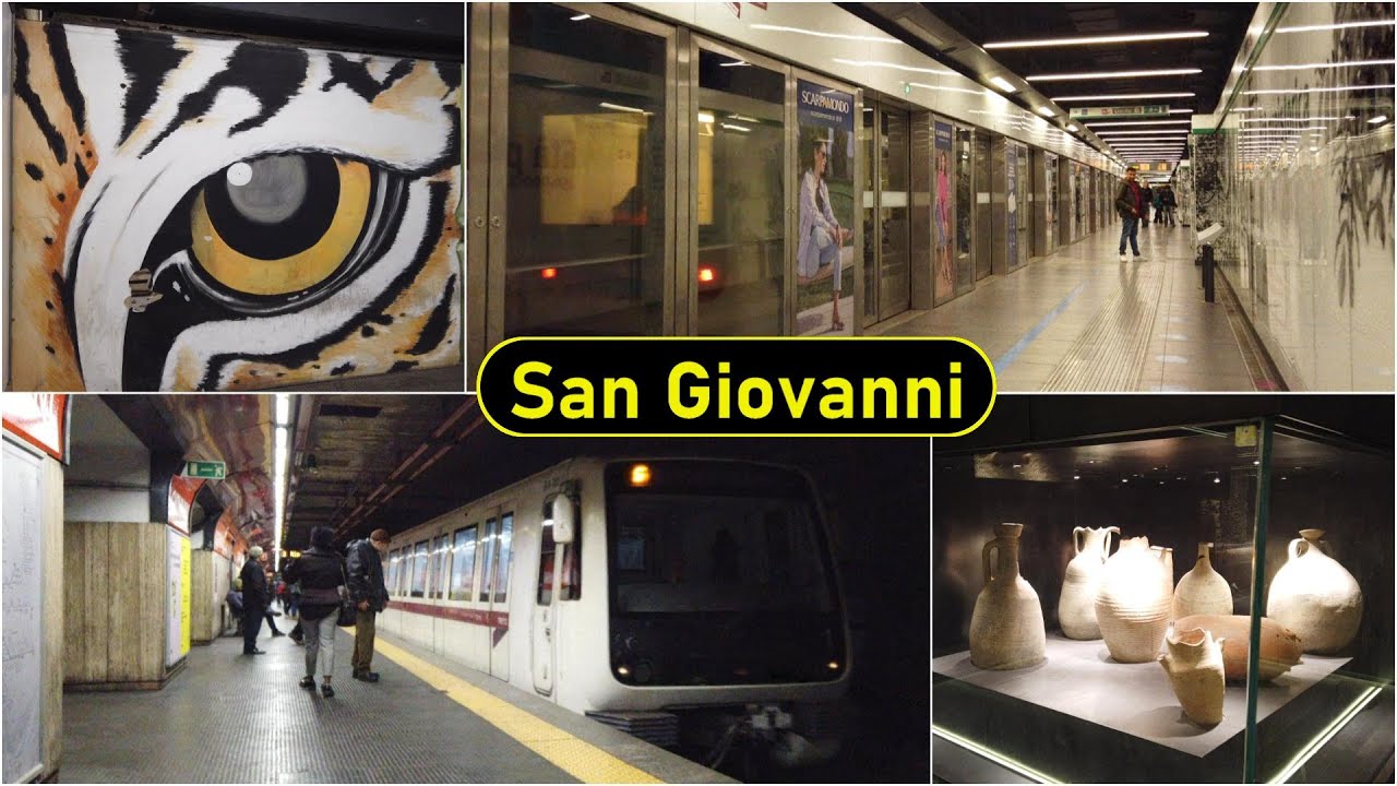 Metro Station San Giovanni - Rome 🇮🇹 - Walkthrough 🚶