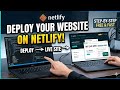 How to deploy website in netlify for free || why coding 