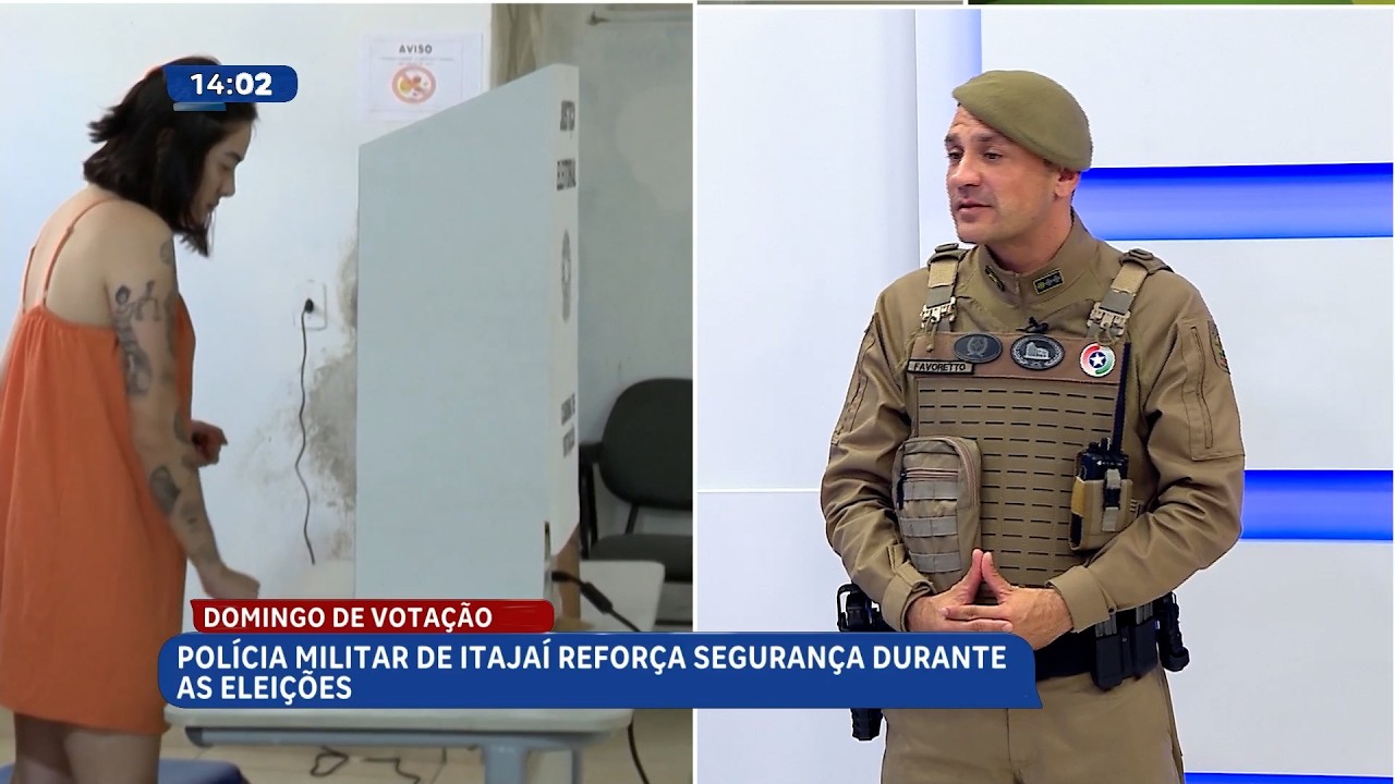 PM prepara reforço na segurança para o domingo de eleições em Itajaí