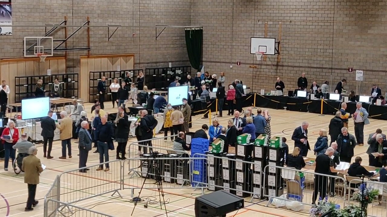 Scottish Local Government Elections 2022 Inverness Count Centre