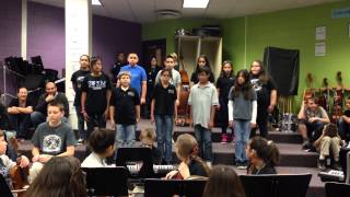 6th graders at STEM Launch perform "Radioactive"