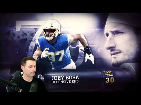 Rugby Player Reacts to JOEY BOSA (DE, Chargers) #70 The Top 100 NFL Players of 2023