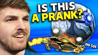 He thought I was tricking him... but he pranked himself