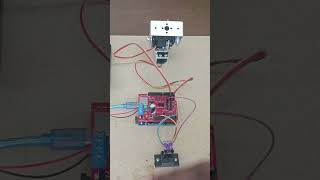 Test du capteur de gestes APDS9960 avec un Pan-Tilt servos #arduino #electronics #robotics #apds9960