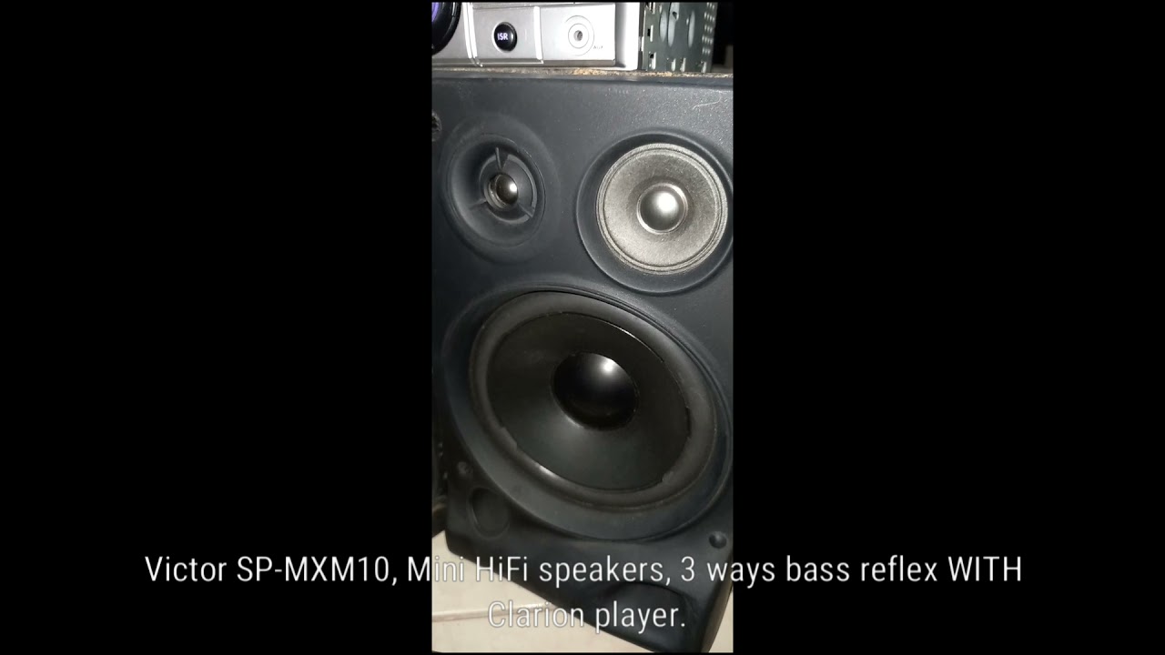 Victor SP-MXM10, Mini HiFi speakers, 3 ways bass reflex WITH
